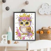 Load image into Gallery viewer, Diamond Painting - Partial Special Shaped - Garland Owl (30*40CM)
