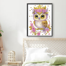 Load image into Gallery viewer, Diamond Painting - Partial Special Shaped - Garland Owl (30*40CM)
