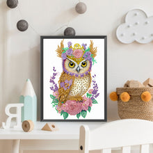Load image into Gallery viewer, Diamond Painting - Partial Special Shaped - Garland Owl (30*40CM)
