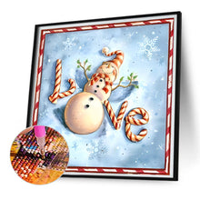 Load image into Gallery viewer, Diamond Painting - Full Square - Christmas snowman (30*30CM)

