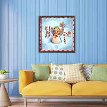 Load image into Gallery viewer, Diamond Painting - Full Square - Christmas snowman (30*30CM)
