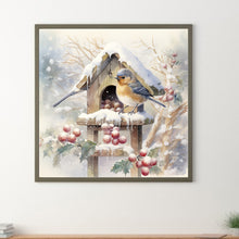 Load image into Gallery viewer, Diamond Painting - Full Round - snow bird (30*30CM)
