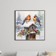 Load image into Gallery viewer, Diamond Painting - Full Round - snow bird (30*30CM)
