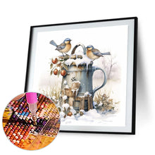 Load image into Gallery viewer, Diamond Painting - Full Round - snow bird (30*30CM)
