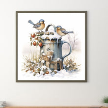 Load image into Gallery viewer, Diamond Painting - Full Round - snow bird (30*30CM)
