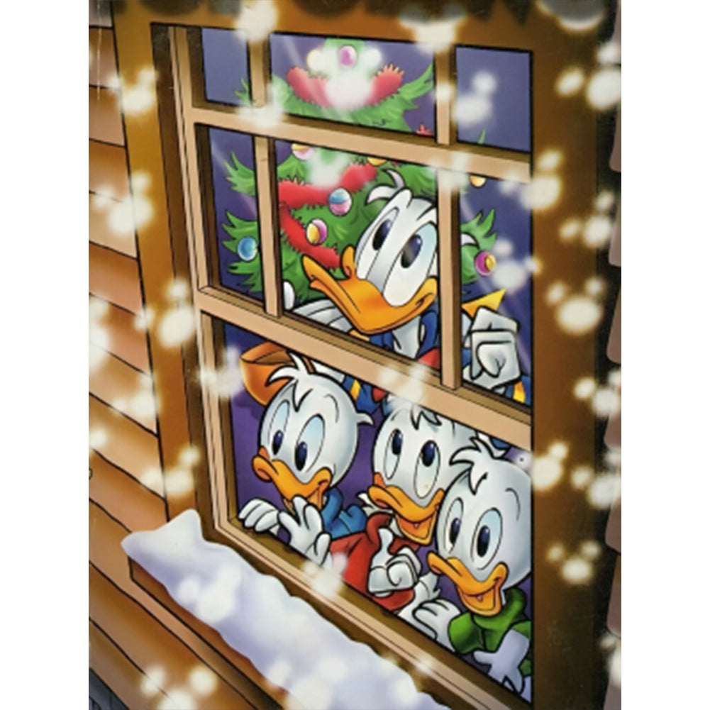 Diamond Painting - Full Round - donald duck (30*40CM)