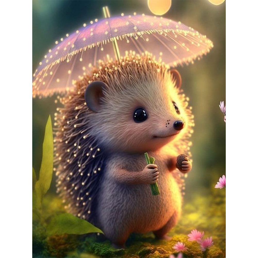 Diamond Painting - Full Round - little hedgehog (30*40CM)