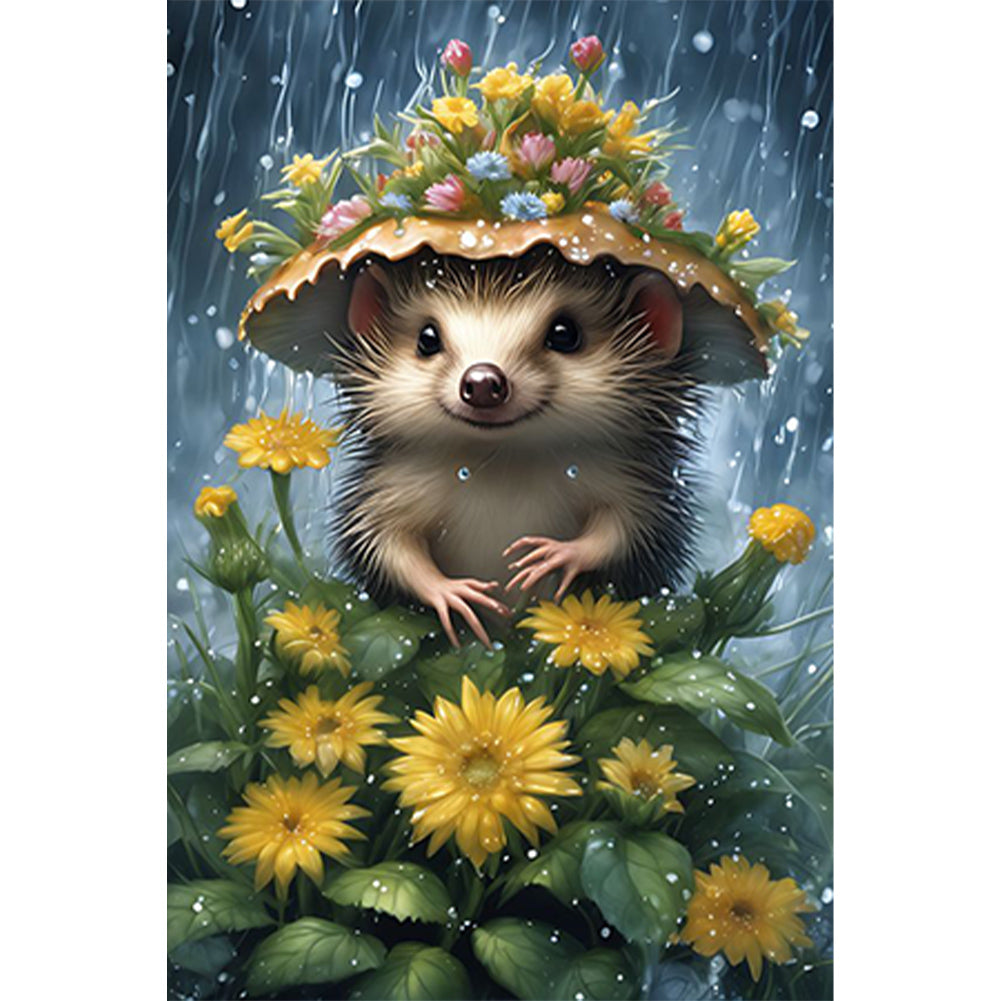 Diamond Painting - Full Round - little hedgehog (30*45CM)