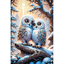 Load image into Gallery viewer, Diamond Painting - Full Round - owl (30*45CM)
