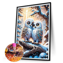 Load image into Gallery viewer, Diamond Painting - Full Round - owl (30*45CM)
