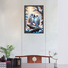 Load image into Gallery viewer, Diamond Painting - Full Round - owl (30*45CM)
