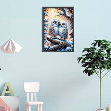 Load image into Gallery viewer, Diamond Painting - Full Round - owl (30*45CM)
