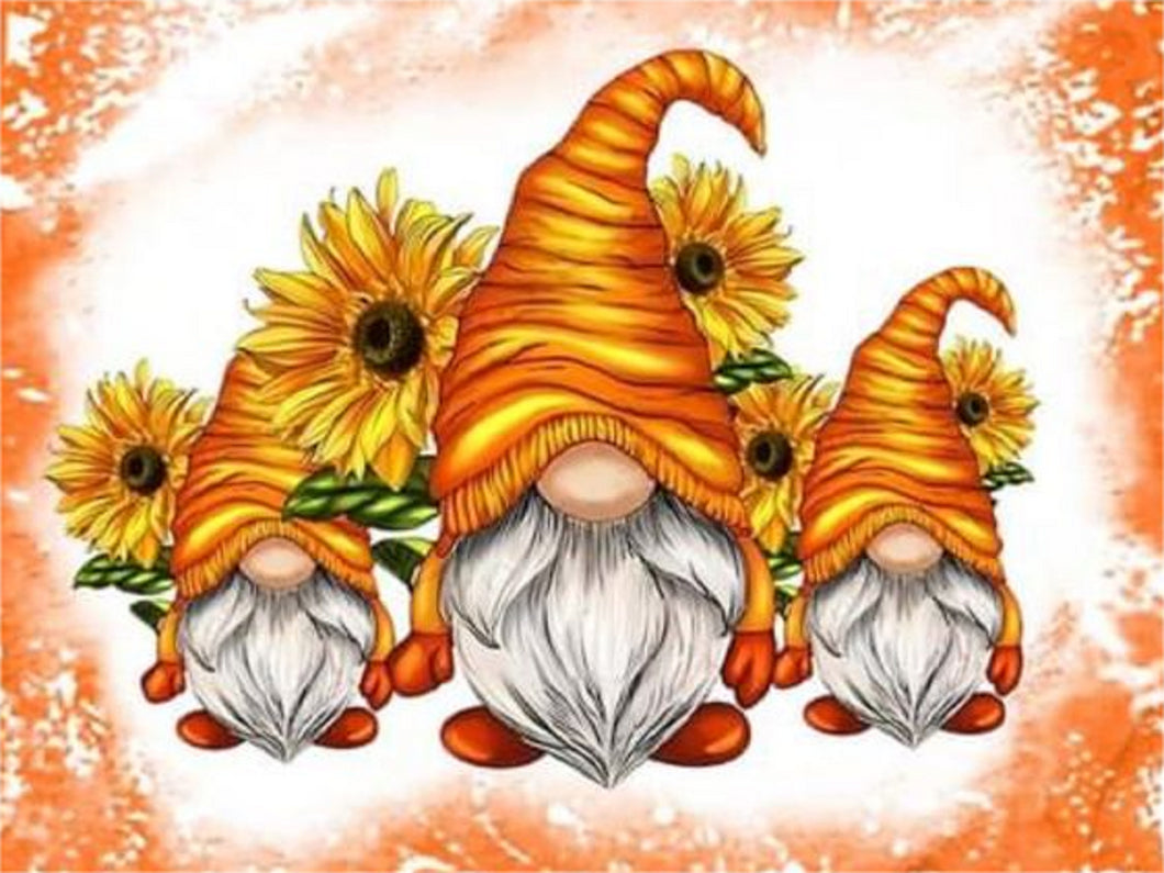 Diamond Painting - Full Round - Sunflower Gnome (40*30CM)