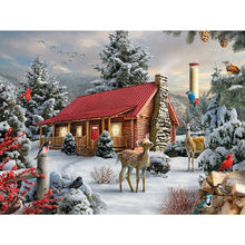 Load image into Gallery viewer, Diamond Painting - Full Square - snow house (40*30CM)
