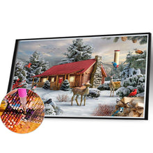Load image into Gallery viewer, Diamond Painting - Full Square - snow house (40*30CM)
