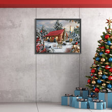 Load image into Gallery viewer, Diamond Painting - Full Square - snow house (40*30CM)
