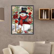 Load image into Gallery viewer, Diamond Painting - Full Round - Christmas snowman and animals (30*40CM)
