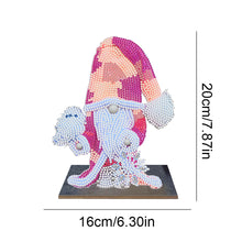 Load image into Gallery viewer, Wooden Desktop Diamond Painting Ornament Diamond Table Decor (Gnome #5)
