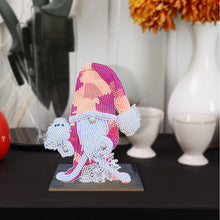 Load image into Gallery viewer, Wooden Desktop Diamond Painting Ornament Diamond Table Decor (Gnome #5)
