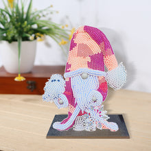 Load image into Gallery viewer, Wooden Desktop Diamond Painting Ornament Diamond Table Decor (Gnome #5)
