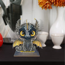 Load image into Gallery viewer, Wooden Desktop Diamond Painting Ornament Diamond Art Table Decor(Baby Dragon #7)

