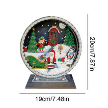 Load image into Gallery viewer, Wooden Desktop Diamond Painting Ornament Diamond Art Table Decor (Christmas #8)
