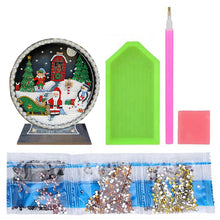 Load image into Gallery viewer, Wooden Desktop Diamond Painting Ornament Diamond Art Table Decor (Christmas #8)
