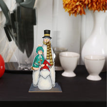 Load image into Gallery viewer, Wooden Desktop Diamond Painting Ornament Diamond Table Decor (Snowman Gnome #9)
