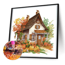 Load image into Gallery viewer, Diamond Painting - Partial Special Shaped - Pumpkin Hut (30*30CM)
