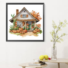 Load image into Gallery viewer, Diamond Painting - Partial Special Shaped - Pumpkin Hut (30*30CM)
