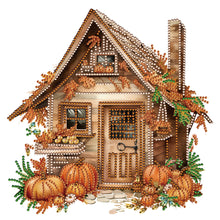 Load image into Gallery viewer, Diamond Painting - Partial Special Shaped - Pumpkin Hut (30*30CM)
