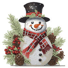 Load image into Gallery viewer, Diamond Painting - Partial Special Shaped - snowman (30*30CM)
