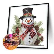 Load image into Gallery viewer, Diamond Painting - Partial Special Shaped - snowman (30*30CM)
