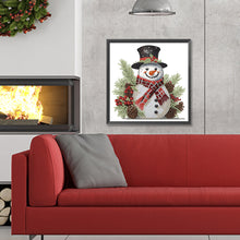 Load image into Gallery viewer, Diamond Painting - Partial Special Shaped - snowman (30*30CM)
