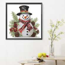 Load image into Gallery viewer, Diamond Painting - Partial Special Shaped - snowman (30*30CM)
