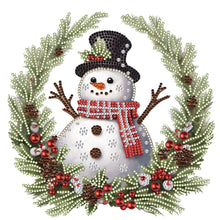 Load image into Gallery viewer, Diamond Painting - Partial Special Shaped - snowman (30*30CM)
