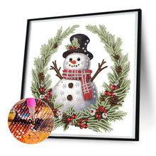 Load image into Gallery viewer, Diamond Painting - Partial Special Shaped - snowman (30*30CM)
