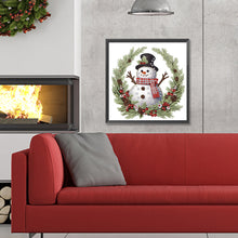 Load image into Gallery viewer, Diamond Painting - Partial Special Shaped - snowman (30*30CM)
