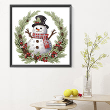Load image into Gallery viewer, Diamond Painting - Partial Special Shaped - snowman (30*30CM)

