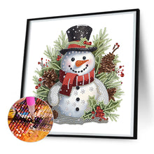 Load image into Gallery viewer, Diamond Painting - Partial Special Shaped - snowman (30*30CM)
