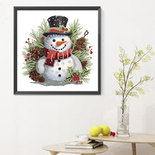 Load image into Gallery viewer, Diamond Painting - Partial Special Shaped - snowman (30*30CM)
