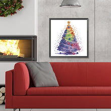 Load image into Gallery viewer, Diamond Painting - Partial Special Shaped - Christmas tree (30*30CM)
