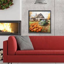 Load image into Gallery viewer, Diamond Painting - Full Round - pumpkin truck (30*30CM)
