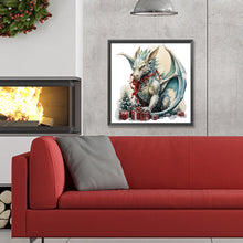 Load image into Gallery viewer, Diamond Painting - Full Round - Christmas pterosaur (30*30CM)
