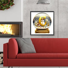 Load image into Gallery viewer, Diamond Painting - Full Round - Christmas crystal ball C (30*30CM)
