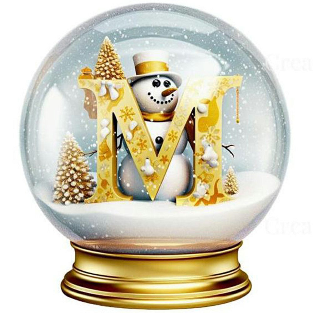 Diamond Painting - Full Round - Christmas crystal ball M (30*30CM)