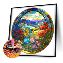 Load image into Gallery viewer, Diamond Painting - Full Round - Round flower field (30*30CM)
