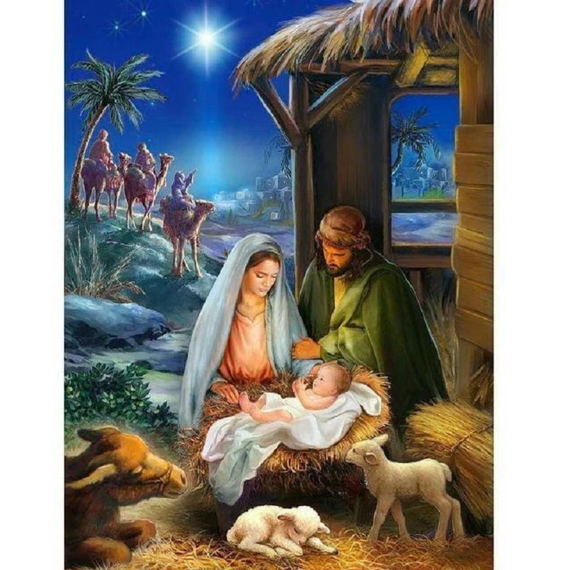 Diamond Painting - Full Square - nativity (40*50CM)