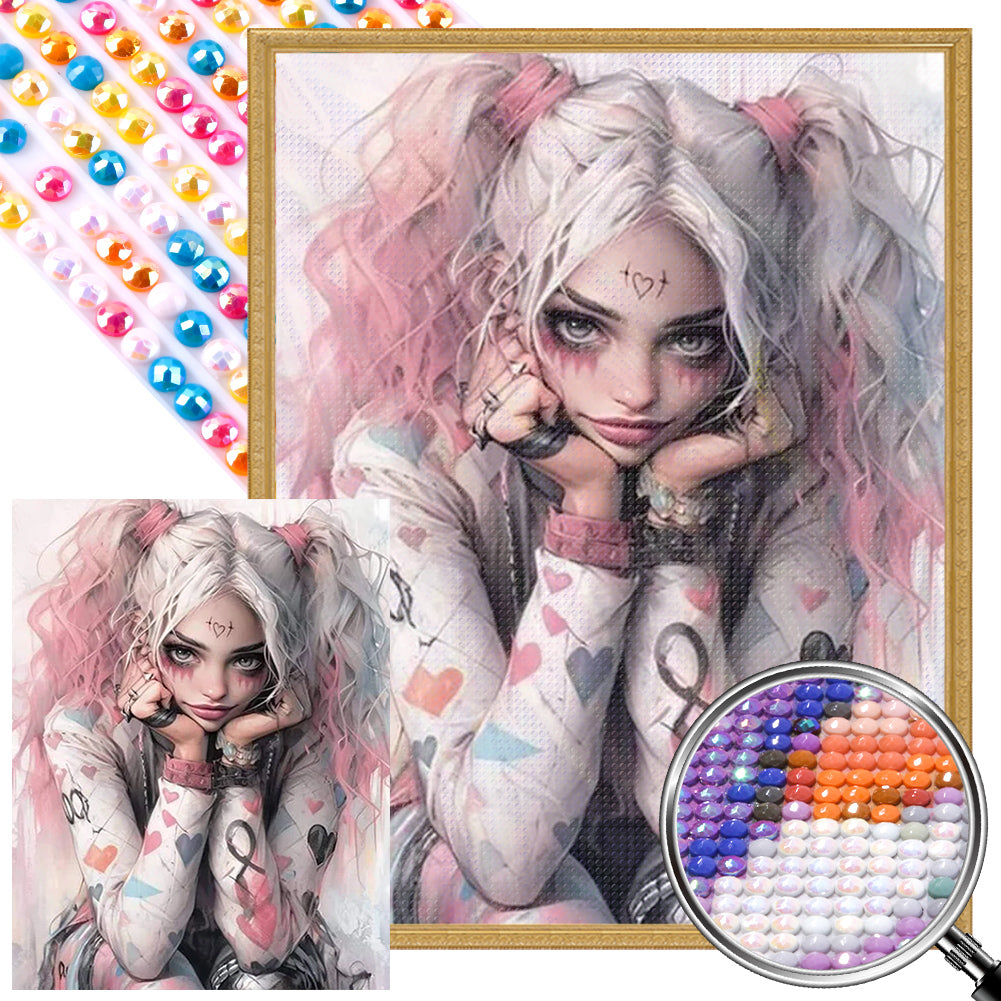 AB Diamond Painting - Full Round - Harley Quinn (50*60CM)