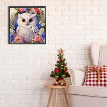 Load image into Gallery viewer, Diamond Painting - Full Round - Owl and flower (30*30CM)

